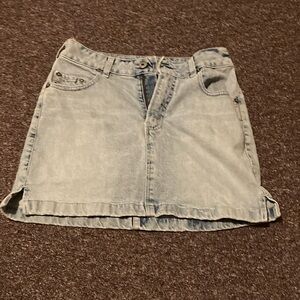 Silver Jeans Retro Denim Mini Skirt